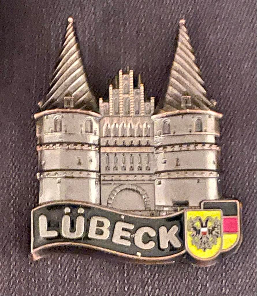 Koelkastmagneet Holstentor Lübeck, Ophalen of Verzenden, Gebruikt