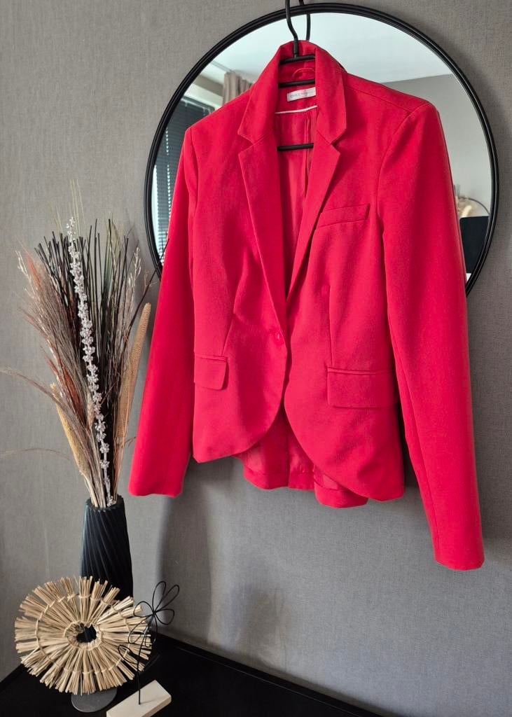 Rood kolbert Only maat M, Kleding | Dames, Maat 38/40 (M), Ophalen of Verzenden, Zo goed als nieuw, Jasje