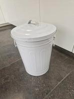 metalen opbergton met deksel, Ophalen of Verzenden, Zo goed als nieuw, Overige typen