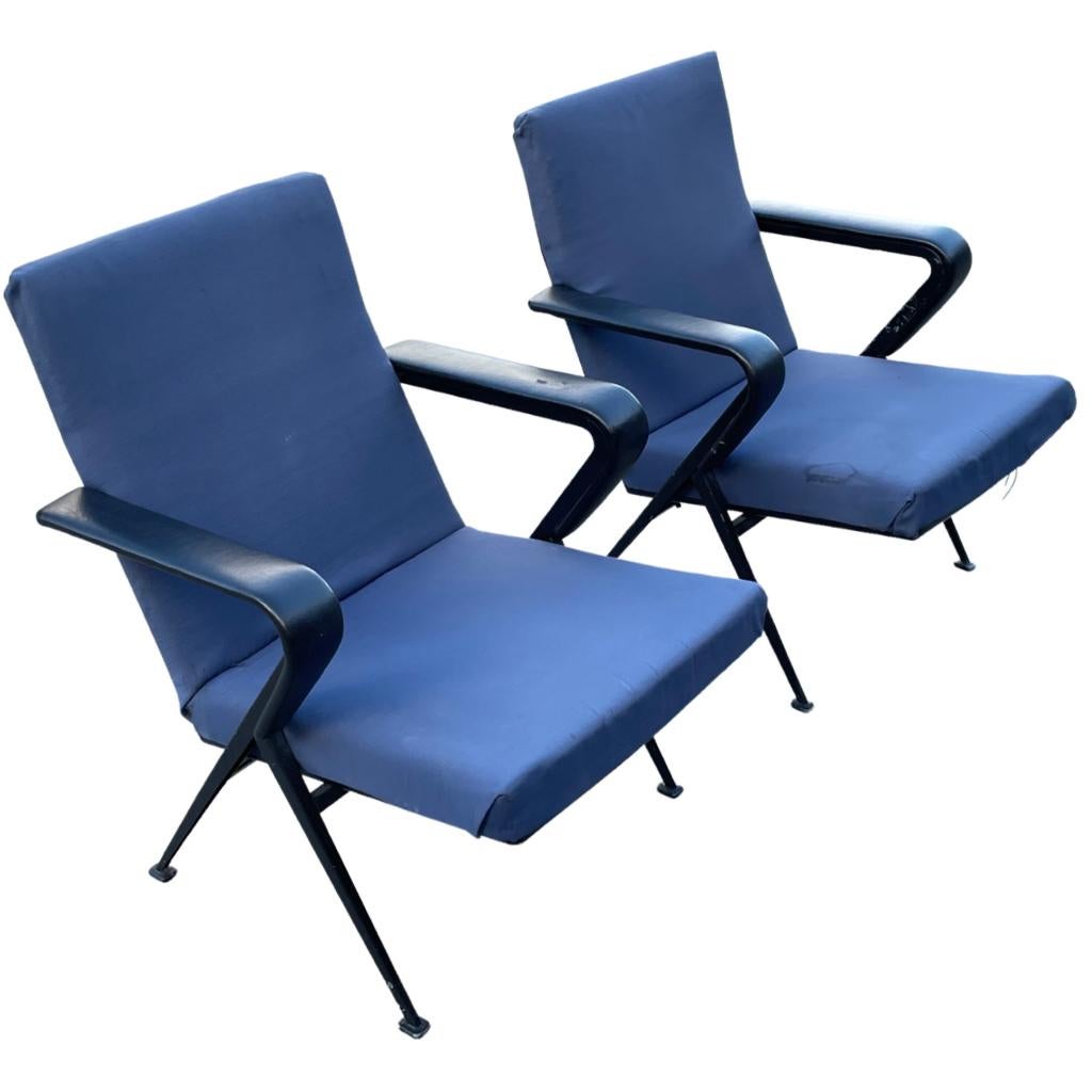 Vintage Friso Kramer Repose Fauteuil Ahrend de Cirkel 1964, Gebruikt, Vintage, Vintage, 75 tot 100 cm