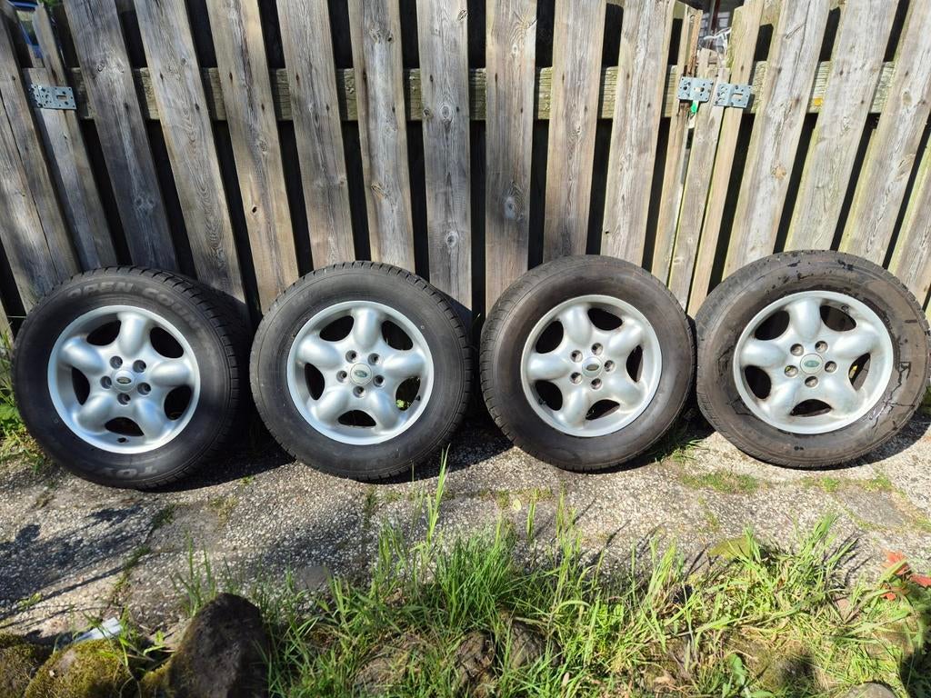 4 Land Rover Freelander velgen met banden, Ophalen, 16 inch, Banden en Velgen, All Season