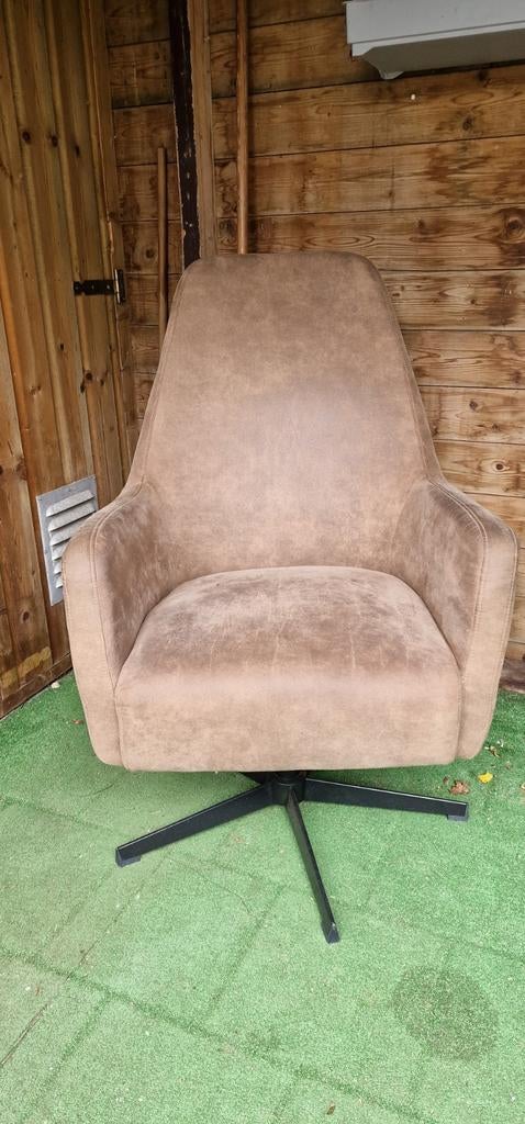 Draaifauteuil, Huis en Inrichting, Fauteuils, Ophalen, Zo goed als nieuw, 75 tot 100 cm, 50 tot 75 cm