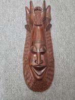 Prachtig, houten FANG masker uit Gabon 65x22x10 cm, Ophalen of Verzenden