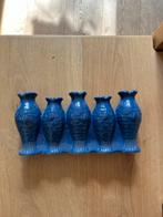 De Vaas Vis: Decoratieve blauwe vaas, Blauw, Aardewerk of Porselein, Nieuw, Ophalen of Verzenden