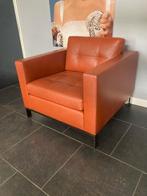 Walter Knoll Norman Foster 502 fauteuil, cognac leder, Design, 75 tot 100 cm, Ophalen of Verzenden, Zo goed als nieuw