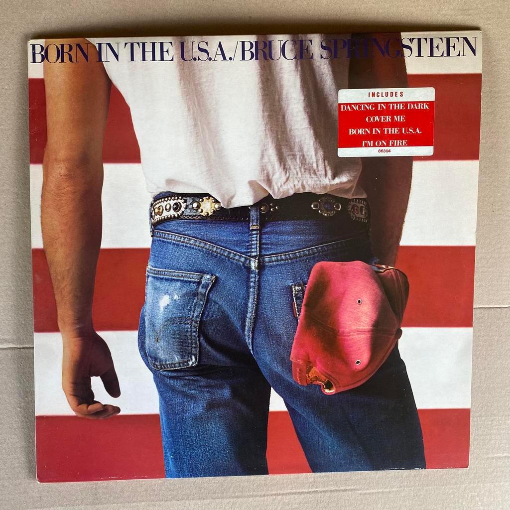 Lp - bruce Springsteen - born in the USA, Ophalen of Verzenden, Zo goed als nieuw, 12 inch, Poprock