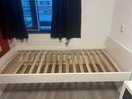 Askvoll bedframe wit 90x200, Ophalen, Gebruikt, 90 cm, Eenpersoons