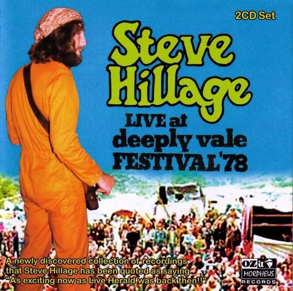 Steve Hillage – Live Deeply Vale Fest '78 symfo/progressive, Ophalen of Verzenden, Zo goed als nieuw, Progressive