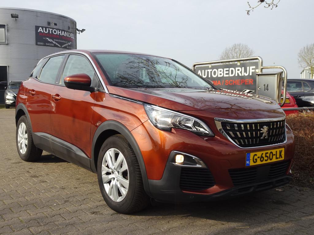 Peugeot 3008 1.2 PureTech Executive Autom. (bj 2019), Auto's, Peugeot, Gebruikt, 1199 cc, Bruin, Origineel Nederlands