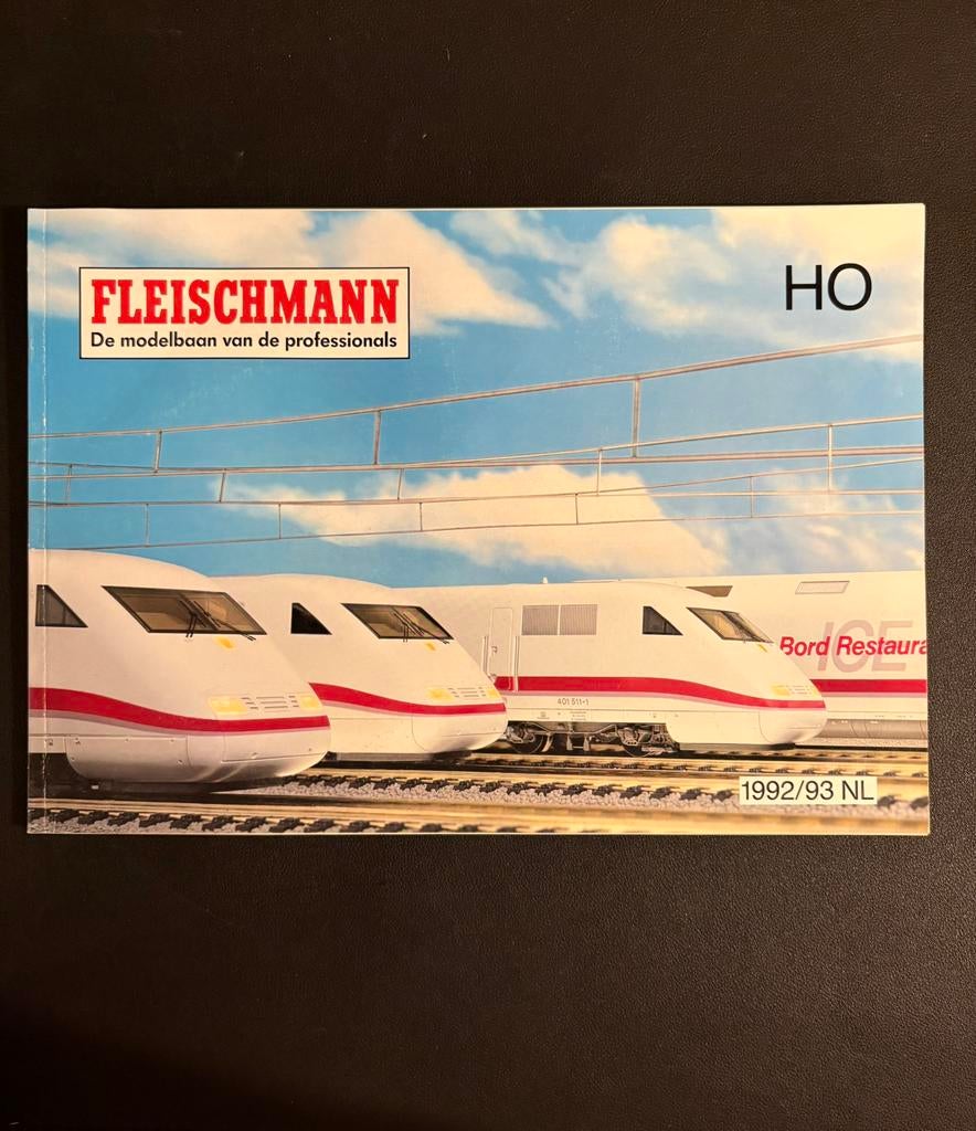 Fleischmann - brochure H0 (1992-1993), Hobby en Vrije tijd, Gelijkstroom, Fleischmann, Zo goed als nieuw, Boek, Tijdschrift of Catalogus