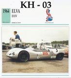 Kh3 autokaart elva bmw ( 1964 ), Verzamelen, Ophalen of Verzenden, Zo goed als nieuw, Auto's