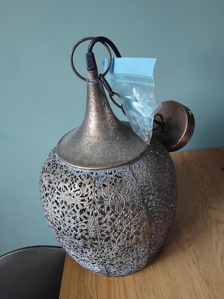 Hanglamp, Ophalen, Overige kleuren, Minder dan 50 cm, Glas