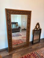 Grote antieke spiegel met sierlijke lijst, Ophalen, Rechthoekig, 100 tot 150 cm, 150 tot 200 cm
