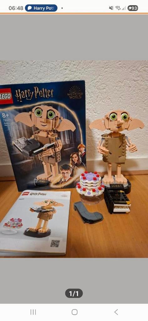 Harry potter lego. Dobby de huiself, Ophalen of Verzenden