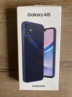 Samsung Galaxy A15 128GB Blue Black Nieuw in doos, Zwart, Touchscreen, Nieuw, Ophalen of Verzenden