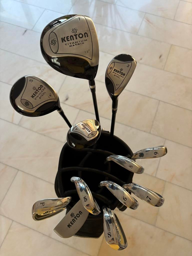 Heren golf set, Kenton. In tas, Ophalen, Zo goed als nieuw, Set