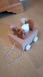 Houten speelgoed ijsjes auto - mist 1 ijsje, Ophalen of Verzenden