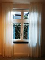 Gordijnen RAL 9010, vlinderplooi, wasbaar, Ophalen of Verzenden