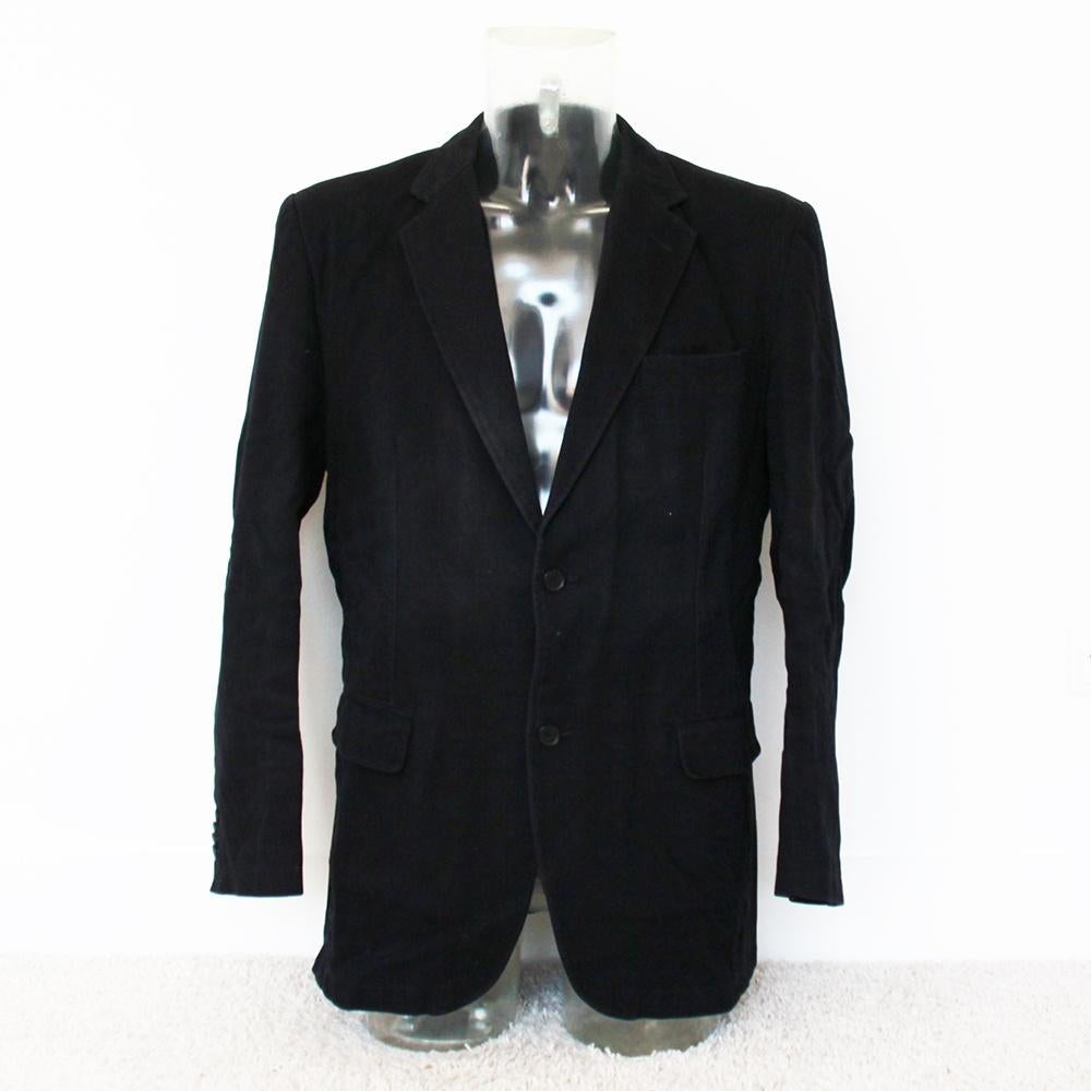 Vintage Jake's Heren Colbert 100% Katoen (M) € 45,-, Maat 48/50 (M), Zwart, Jake's, Ophalen of Verzenden