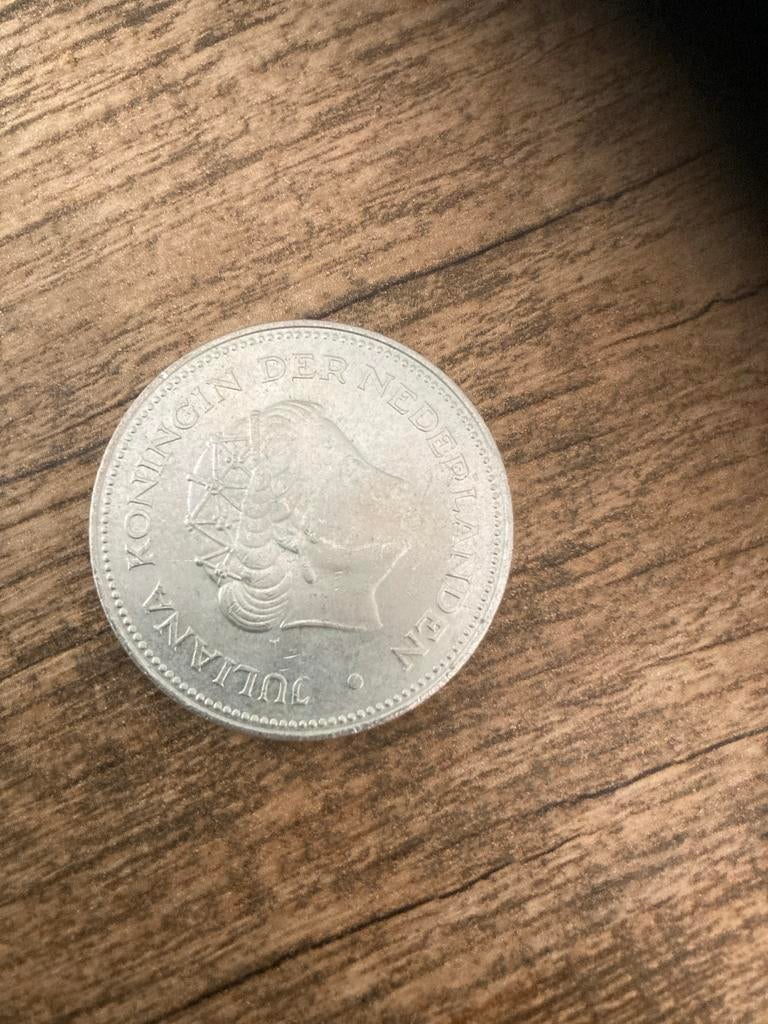 Zilveren 1 gulden munt Koningin Juliana munt, 1 gulden, Koningin Juliana, Zilver, Ophalen of Verzenden