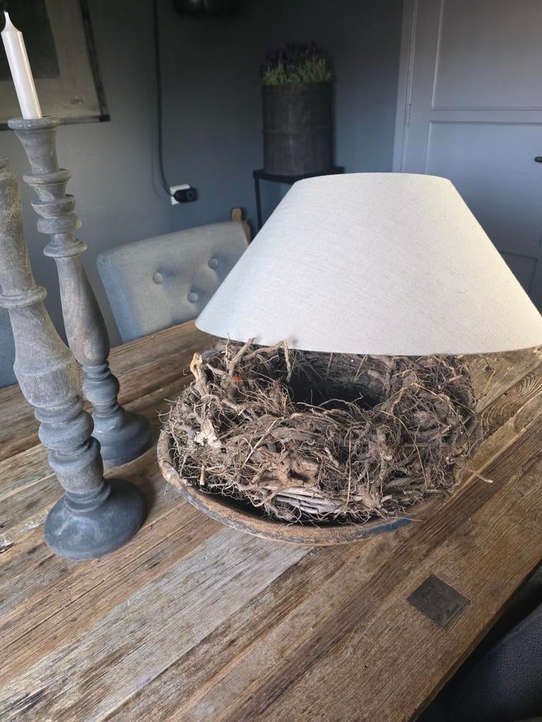 Lampekap.., Ophalen of Verzenden, Beige, Rond, 50 cm of meer