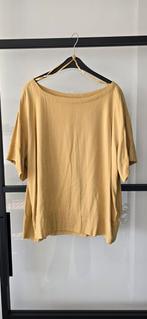 Hema Linnen Blouse - Mosterd-Geel - Maat XL, Geel, Maat 46/48 (XL) of groter, Ophalen of Verzenden, Zo goed als nieuw