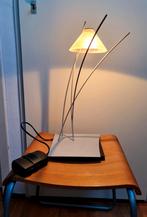 Bopp Leuchten design tafellamp met glazen melkglas kap, Ophalen, Gebruikt, Post modern interieur design, Glas