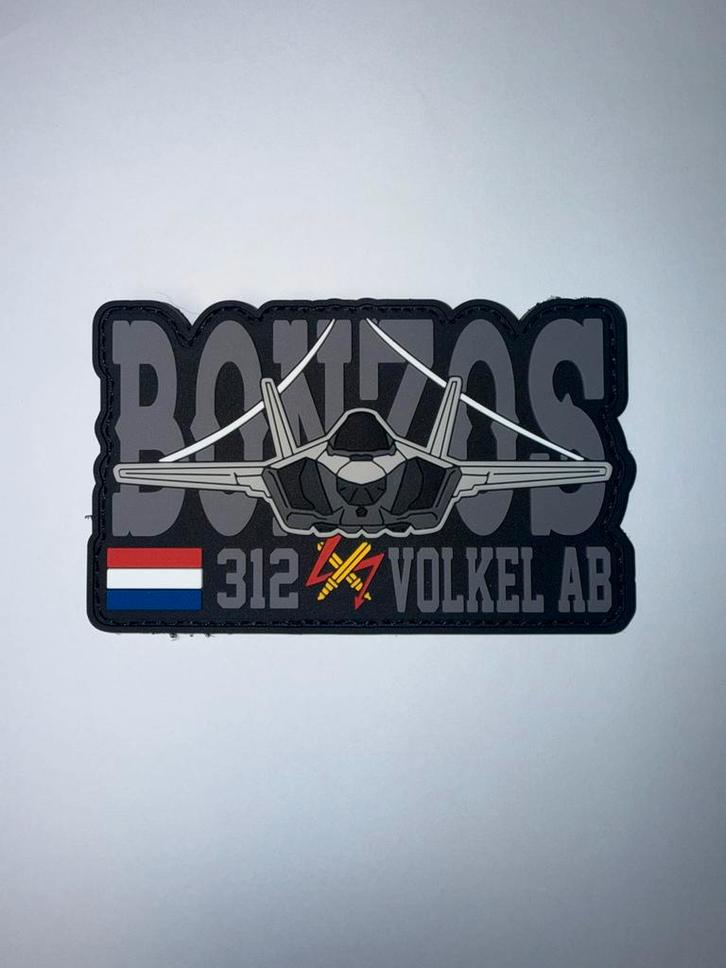 Patch Bonzos 312 Sqn, Verzamelen, Luchtvaart en Vliegtuigspotten, Nieuw, Patch, Badge of Embleem, Verzenden