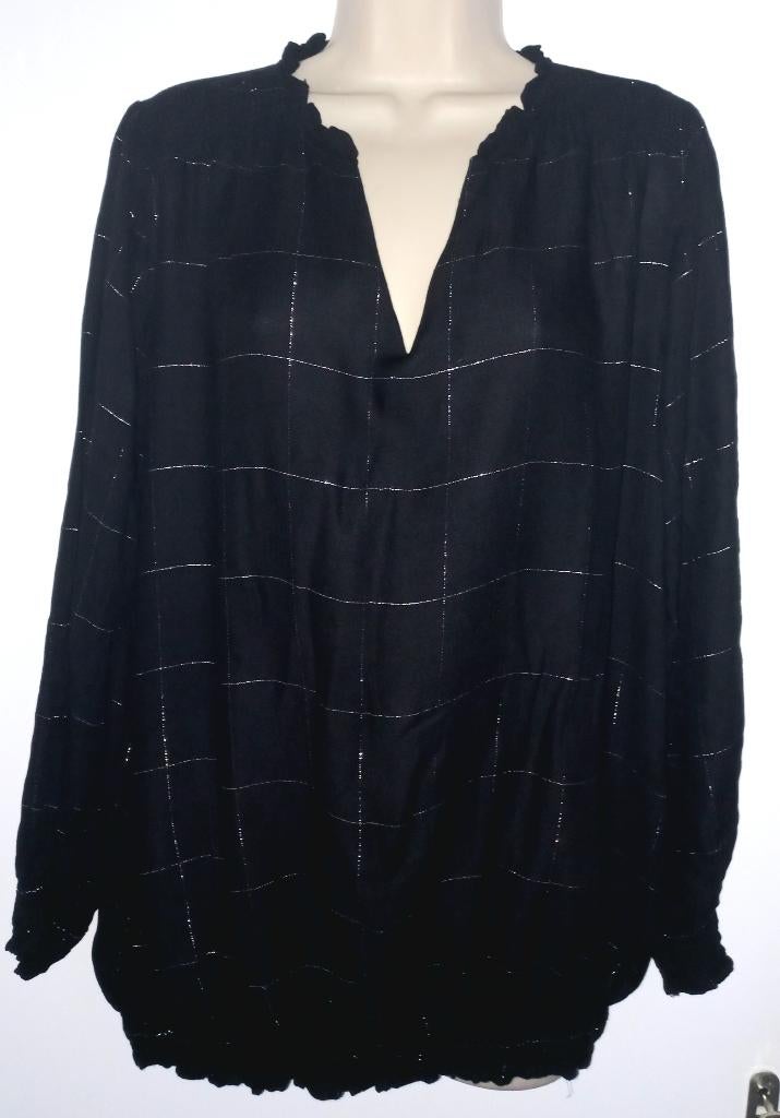 Paprika blouse maat 1 (42/44), Ophalen of Verzenden, Zo goed als nieuw, Maat 42/44 (L), Zwart