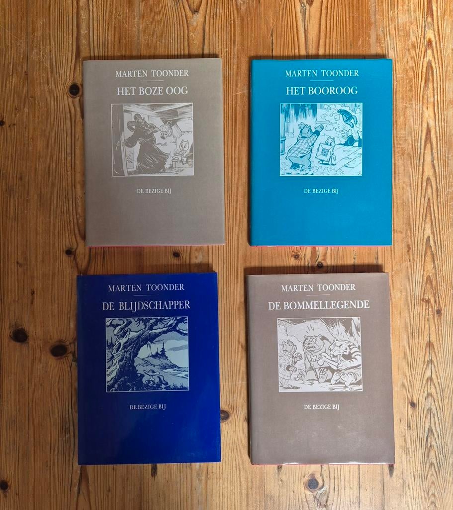 Maarten Toonder – 4x De Bezige Bij (Bommel / Tom Poes), Boeken, Stripboeken, Gelezen, Meerdere stripboeken, Ophalen of Verzenden