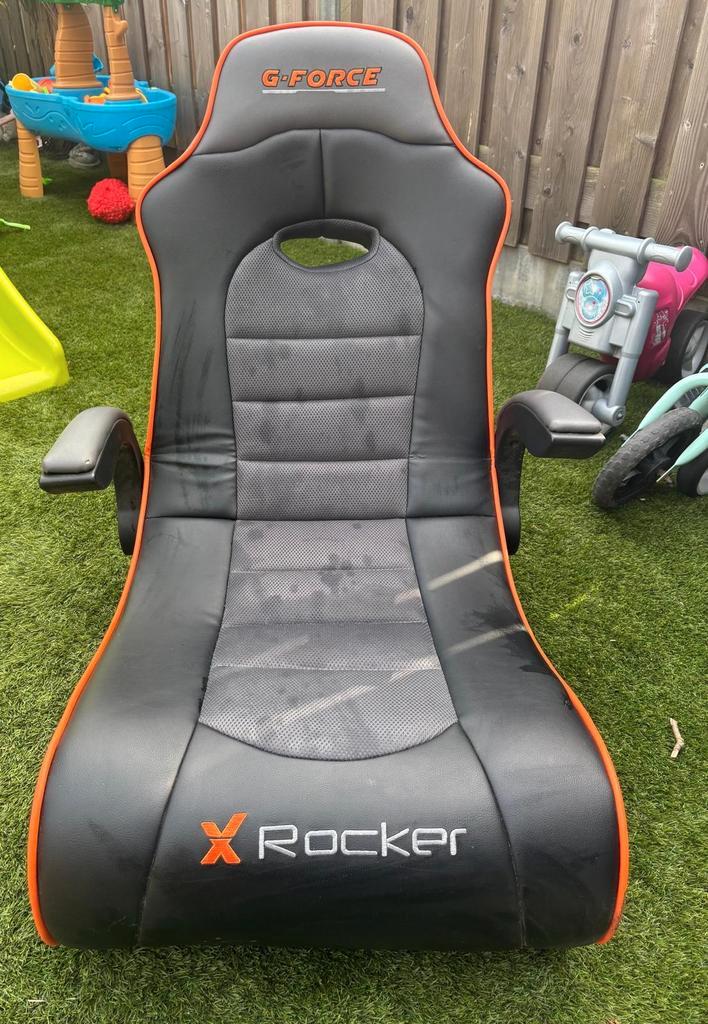 X Rocker G-Force Gamestoel met geluid en headsetaansluiting, Spelcomputers en Games, Games | Overige, Gebruikt, Ophalen