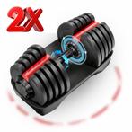 Verstelbare dumbbells 5-40KG - NIEUW model - prijs per 2 st., Ophalen, Nieuw, Benen, Dumbbell
