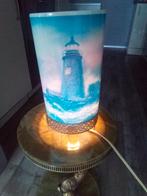 Vintage bewegings lamp vuurtoren, Ophalen of Verzenden