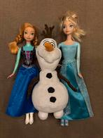 Mattel Frozen poppen Anna, Elsa en Olaf speelset Disney!, Ophalen of Verzenden, Zo goed als nieuw, Barbie