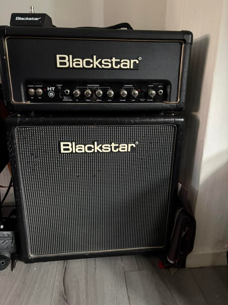 Blackstar ht 5 + blackstar ht112, Muziek en Instrumenten, Versterkers | Bas en Gitaar, Ophalen, Zo goed als nieuw, Minder dan 50 watt