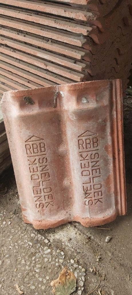 RBB Sneldek dakpannen., Ophalen, Gebruikt, Steen of Klei, Dakpannen