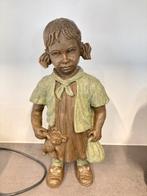 Geert Kunen beeld Meisje met beer, Ophalen of Verzenden