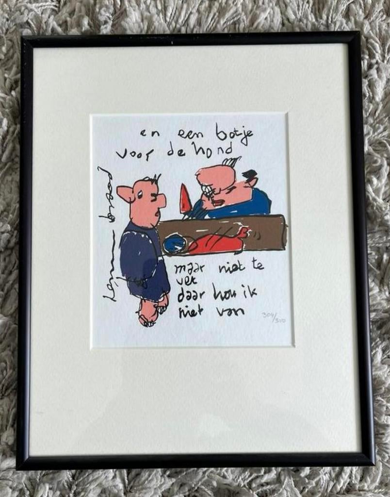 Herman Brood botje voor de hond, Ophalen of Verzenden