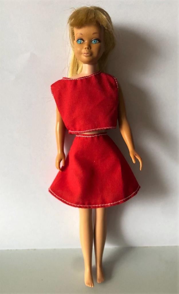 Vintage Barbie Pop Skipper Mattel 1963, Verzamelen, Poppen, Ophalen of Verzenden, Gebruikt, Fashion Doll