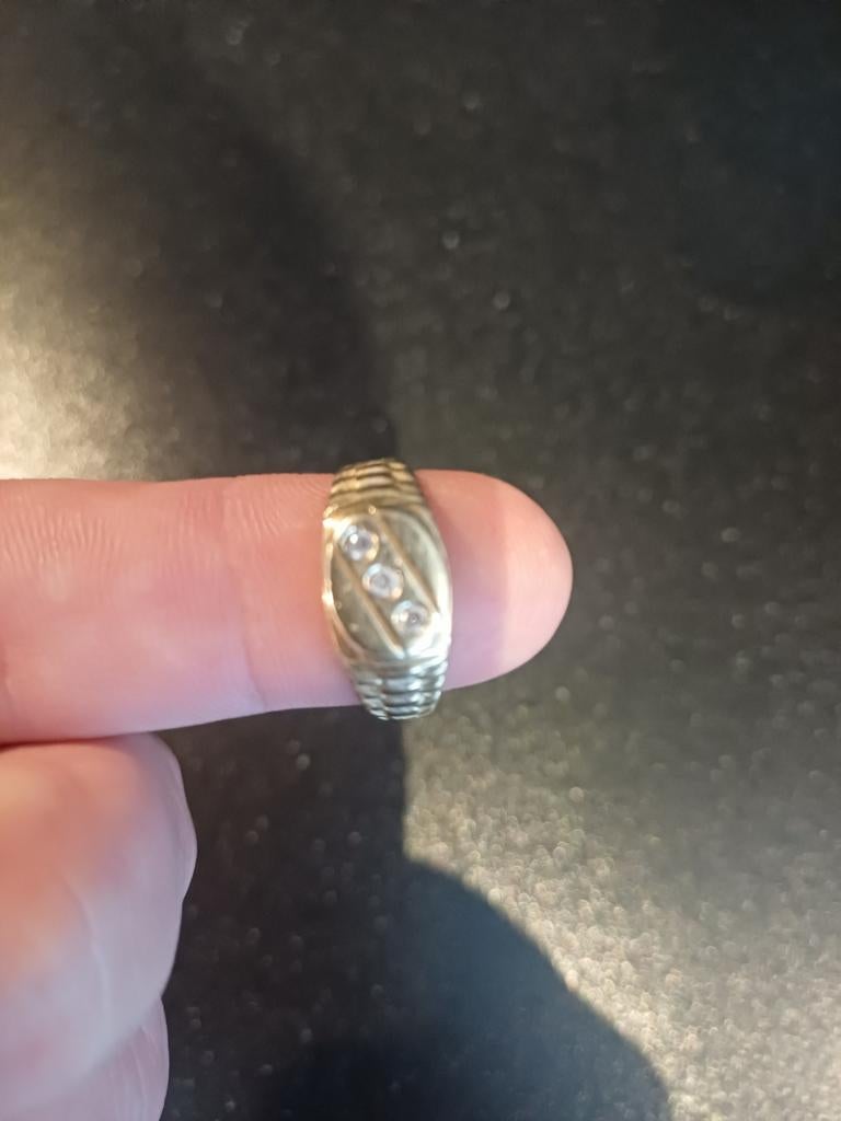 14 karaat gouden ring, Ophalen, Zo goed als nieuw, Dame, Goud
