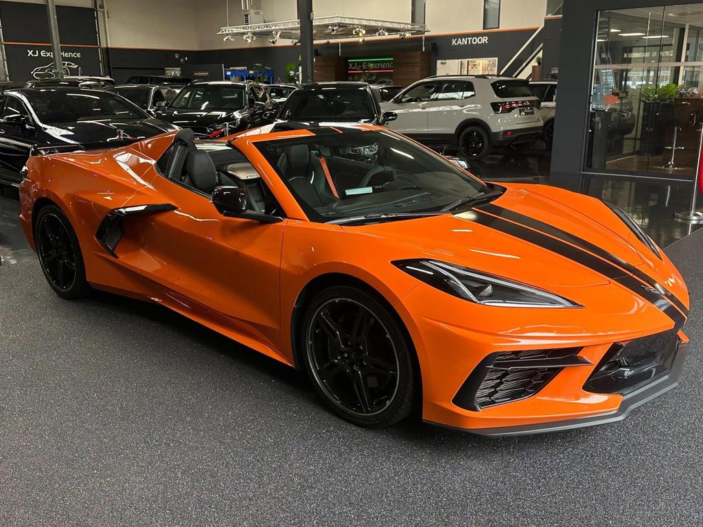 Chevrolet Corvette C8 Stingray Cabrio 3LT 70th Anniversary C, Auto's, Automaat, Achterwielaandrijving, 495 pk, Cabriolet