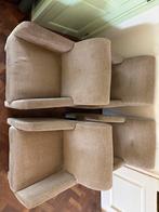 Bruin grijze eettafelstoelen, Huis en Inrichting, Ophalen, Gebruikt, Twee, Bruin