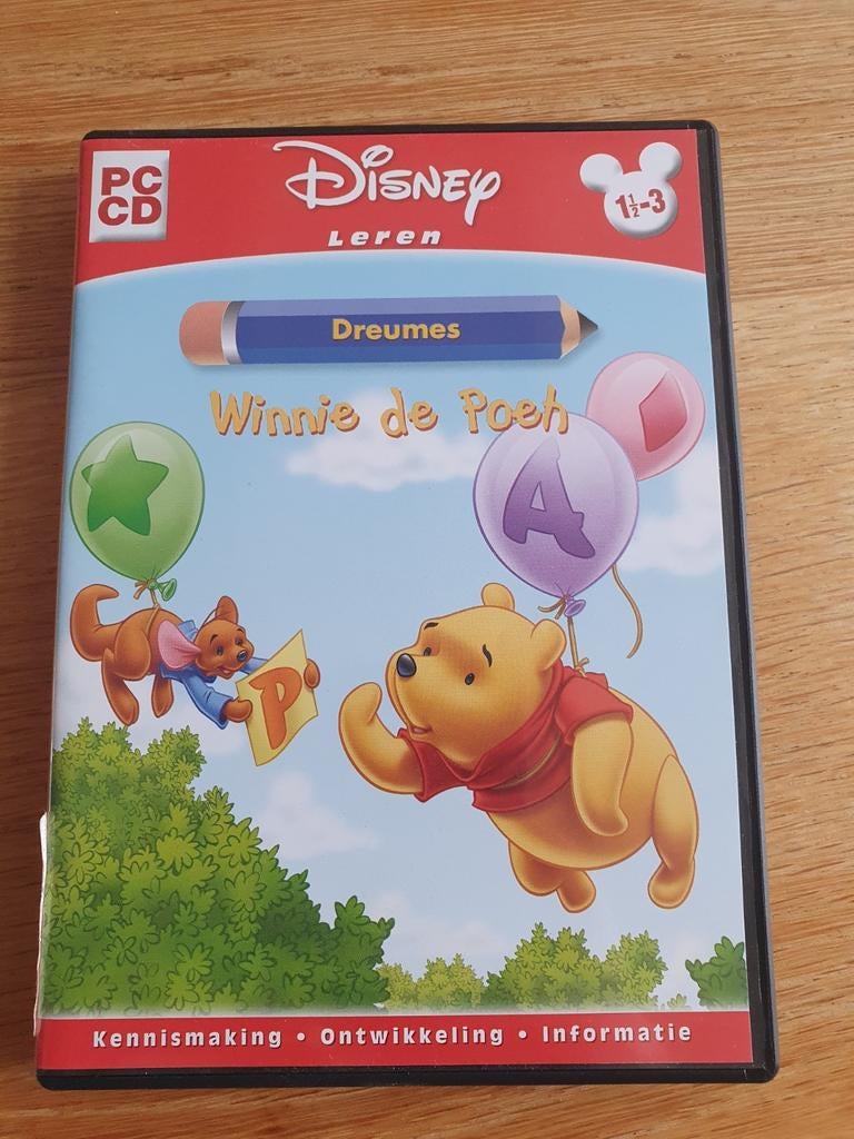 Disney Leren: Winnie de Poeh Dreumes PC CD-ROM (1½-3 jaar), Spelcomputers en Games, Games | Pc, Puzzel en Educatief, Gebruikt