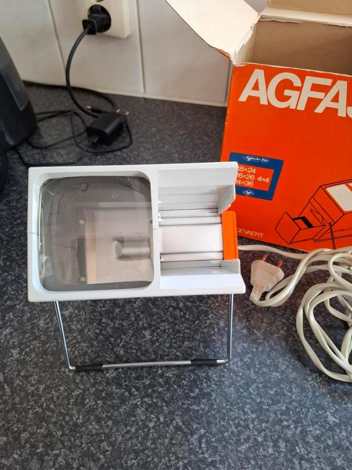 Agfascop 20 Diaprojector - Vintage Agfa Gevaert, Audio, Tv en Foto, Diaprojectors, Ophalen
