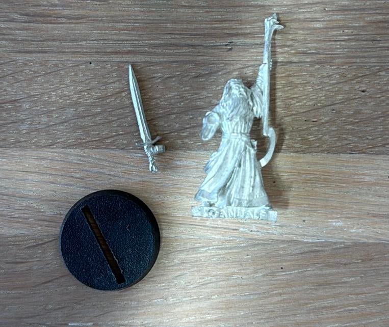 MESBG Gandalf the grey (new metal), Ophalen of Verzenden, Zo goed als nieuw, Lord of the Rings