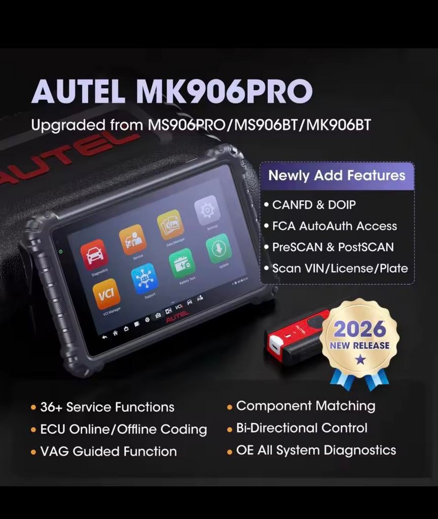 Autel  mk906Spro  2026, Ophalen of Verzenden, Zo goed als nieuw