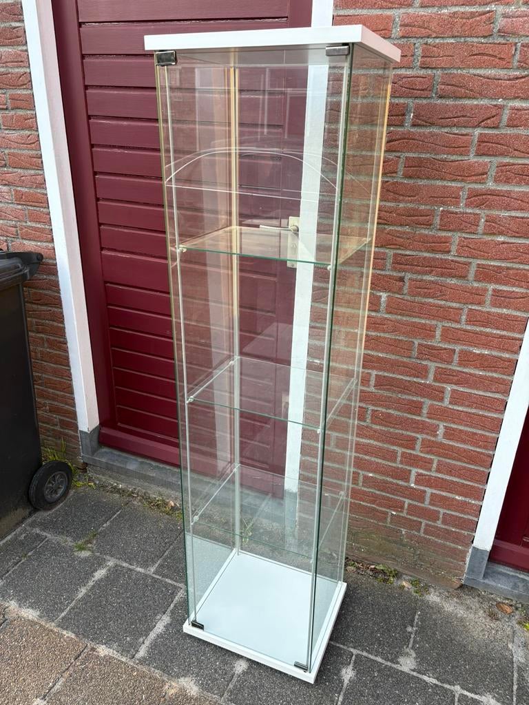 Vitrinekast 43x37x163 (LxBxH), Huis en Inrichting, Kasten | Vitrinekasten, Ophalen, Glas, 150 tot 200 cm, 25 tot 50 cm