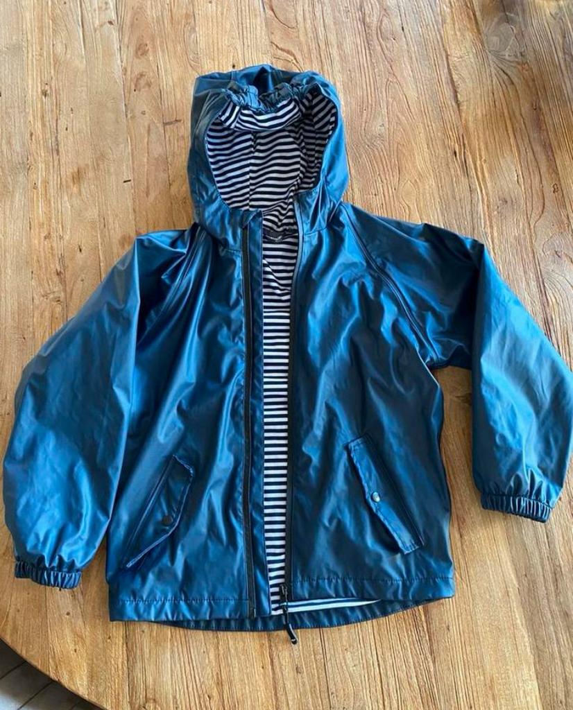Regenjas donkerblauw Mountainpeak maat 128 nieuw!, Ophalen of Verzenden, Nieuw, Jongen of Meisje, Jas