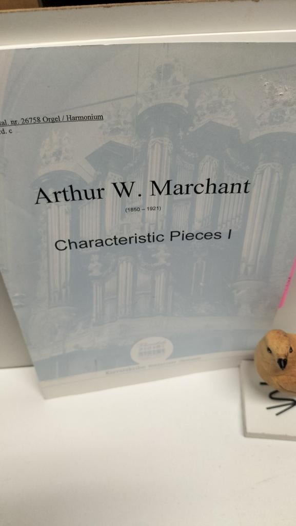 Marchant, Arthur W.; Characteristic Pieces I  (Klavarskribo), Orgel, Gebruikt, Klassiek, Ophalen of Verzenden