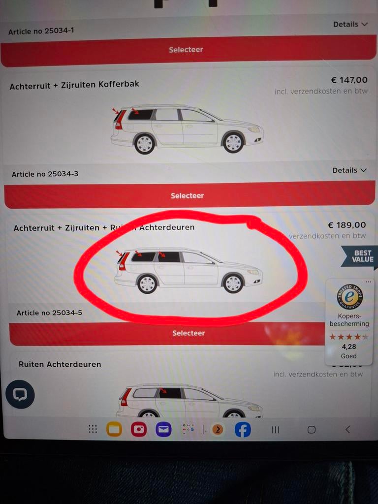 SOLARPLEXIUS VOLVO V70 / XC70, Ophalen of Verzenden